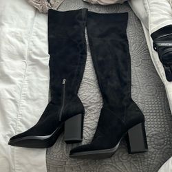 Thigh High Suede Boots