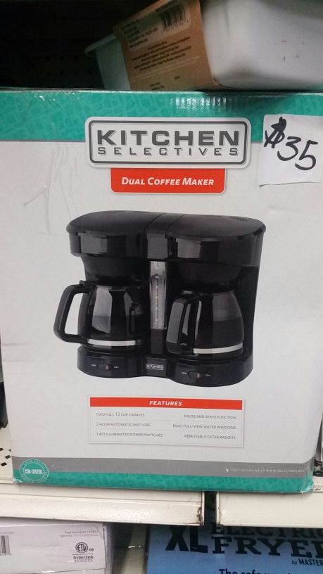 Double coffee maker
