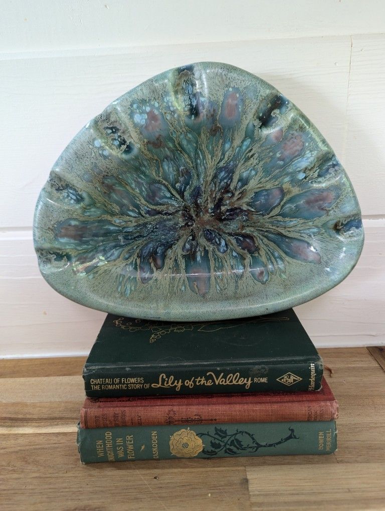 Vintage Drip Pottery Ashtray