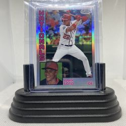 Juan Soto 2019 Topps “Chrome” Rookie Card#84TC-2