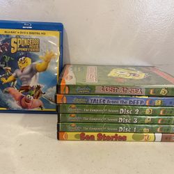 SpongeBob DVDs & 1 Blu-Ray