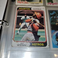 Jim Wynn Houston Astros Outfield Baseball Card  1968