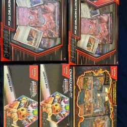 Team rockets Mewtwo Charizard ex and Prismatic evolutions surprise box