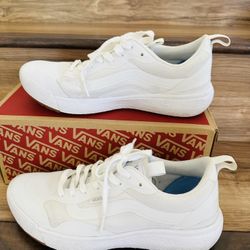 VANS "OFF THE WALL" ULTRARANGE EXO WHITE SHOES 721356 Men Size 7 Women Size 8.5