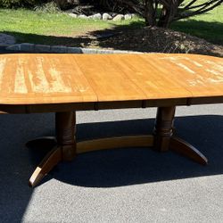 Wood Dining Table With 6 Chairs