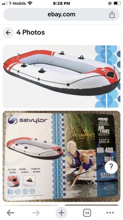 Sevylor 4 Person Boat  New In Box 