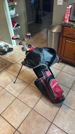 Nitro Golf Stand Bag with Clubs used a few times