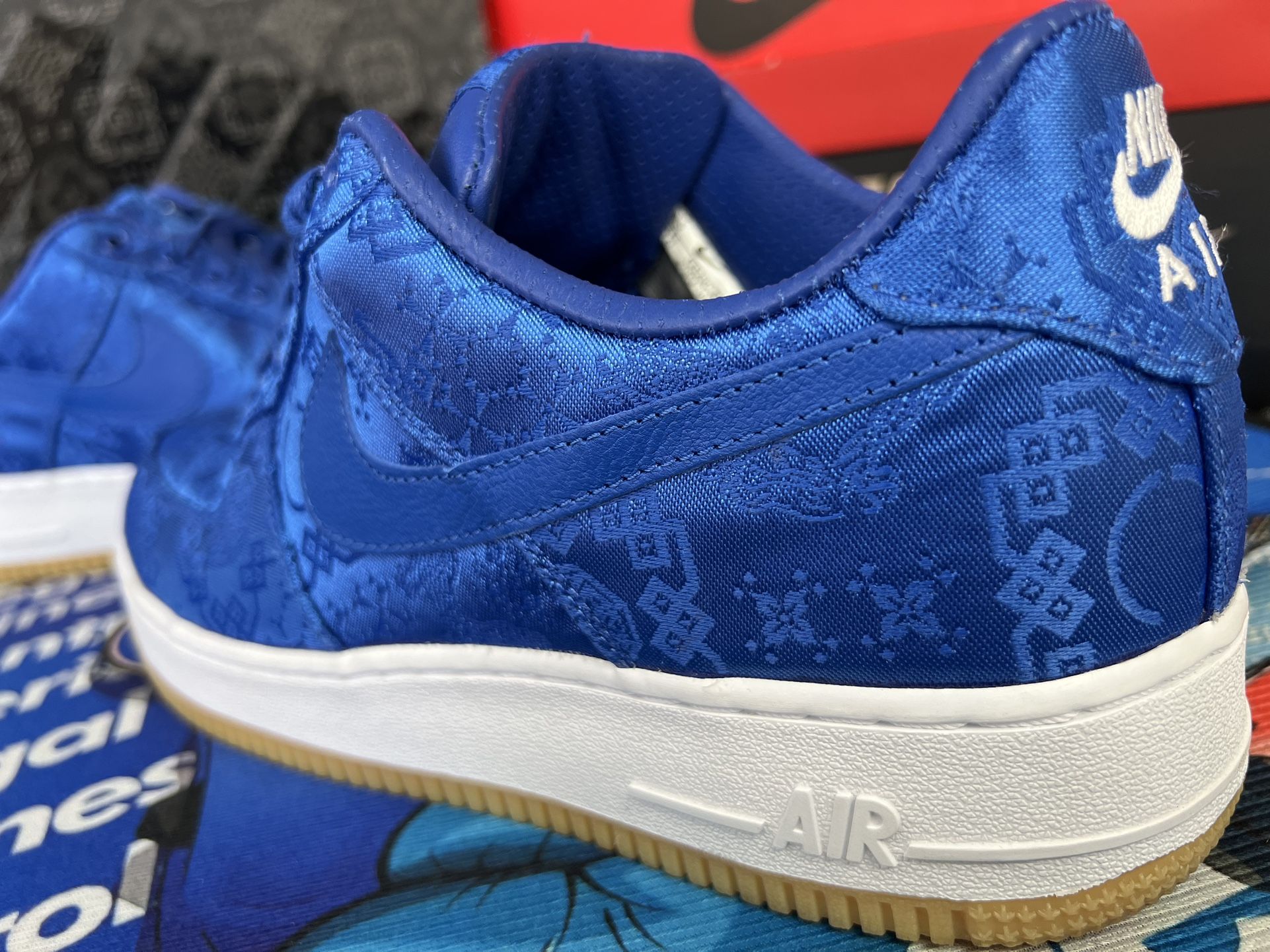 Nike Air Force 1 Low CLOT Blue Silk for Sale in Lubbock, TX - OfferUp