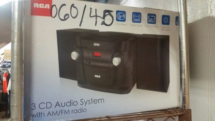 3 disc Cd player with fm and am radio