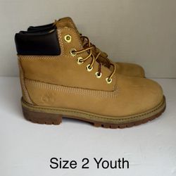 Kids Timberland’s size 2 youth 