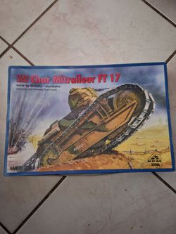 Vintage model tank