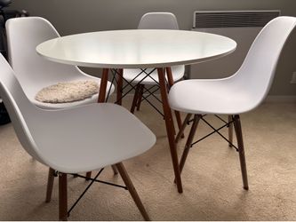 Table and chairs