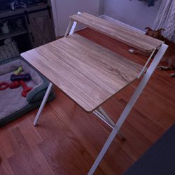 Foldable Oak Desk