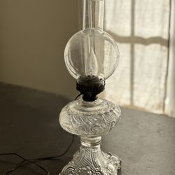 Antique Elegant Glass Lamp