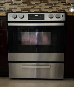 Stainless Steel Electric Range Oven
