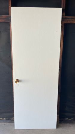 80” H x 30” W Hallow Door with knob