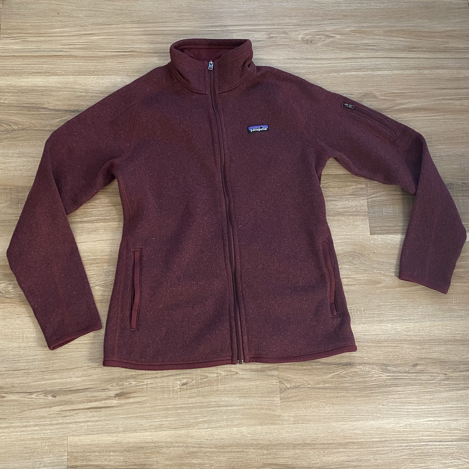 Patagonia Maroon Better SweaterZip Jacket Large