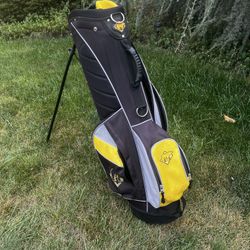 Gold Bear Golf Stand Bag