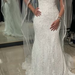 Brand New Custom Made Bridal Dress