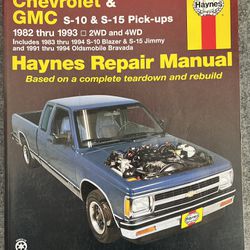 Haynes Chevrolet S10 & S15 Trucks Repair Manual
