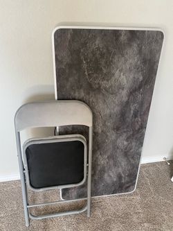 New folding table 4 feet and folding chair