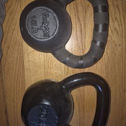15 LB And 20 LB Kettlebells 