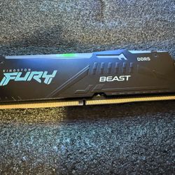 Kingston Fury Beast Rgb (1x16GB) 5200mhz DDR5
