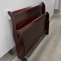 Brown Bed Frame Queen 