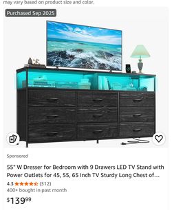 9 drawer dresser/storage