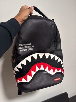 Sprayground Shark Backpack Black/Red