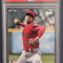 PSA 10 - 2018 Topps Update Shohei Ohtani Pitching in Red Jersey