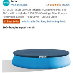 Intex Easy Set up Bubble top 18x4 New in box