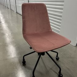 Pink Velvet Desk Chairs 