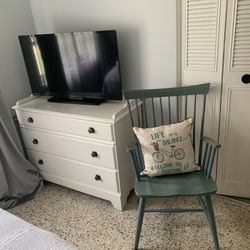 Small White Dresser / Changing Table By Bassett