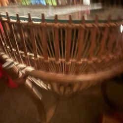 Wicker Side Table 