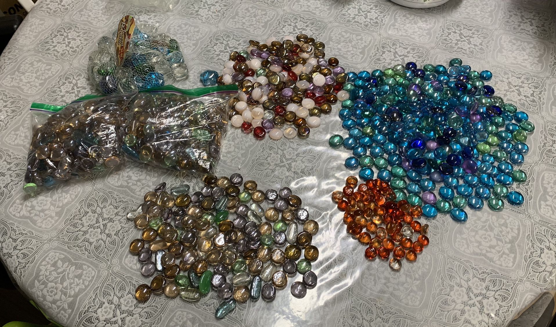 Glass Gemstones Fish tank decor