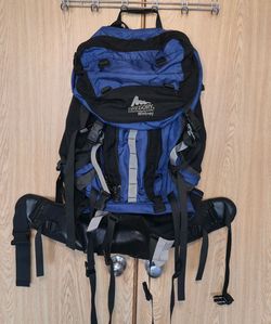GREGORY WHITNEY Internal Frame Hiking BACKPACK Large Blue Black Gray