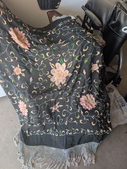 Silk tablecloth