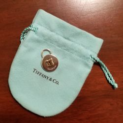 Tiffany & Co Round Lock Charm Necklace