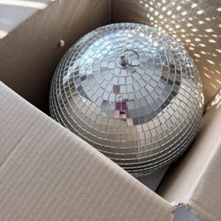  Disco Ball 12-Inch – Large Hanging Mirror Ball Disco
