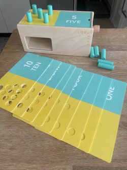 Lovevery Wooden counting box