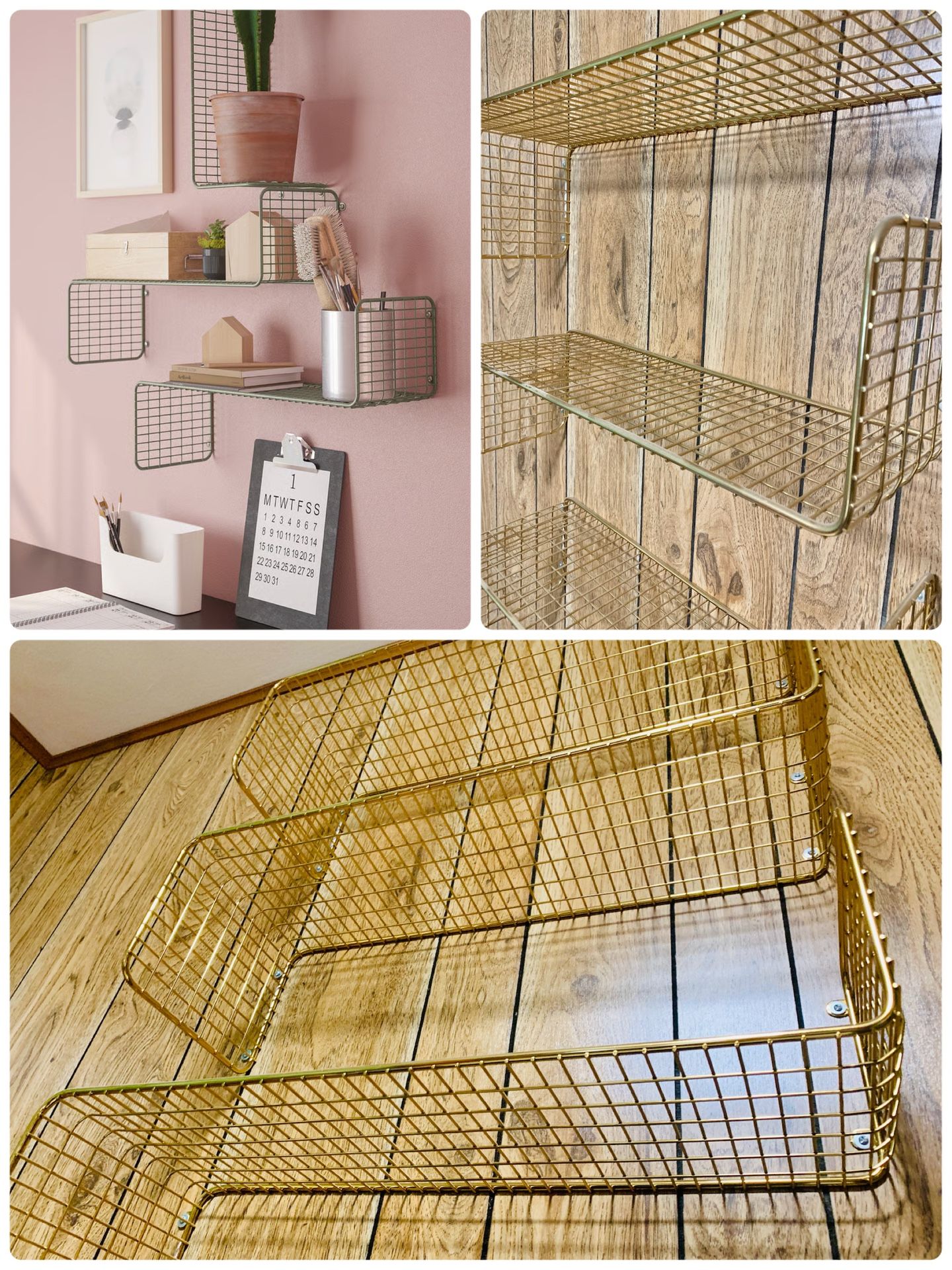 Rare color Gold IKEA SVENSHULT Set of 3