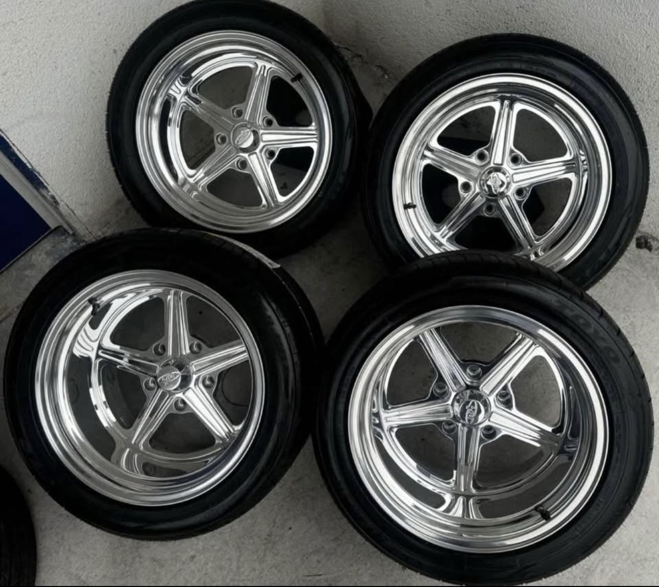 Intro Hauler 17x11 Polished Wheels With Toyo Extensa 315/35/17 Tires For Obs or C-10 Chevy🔥🔥🔥