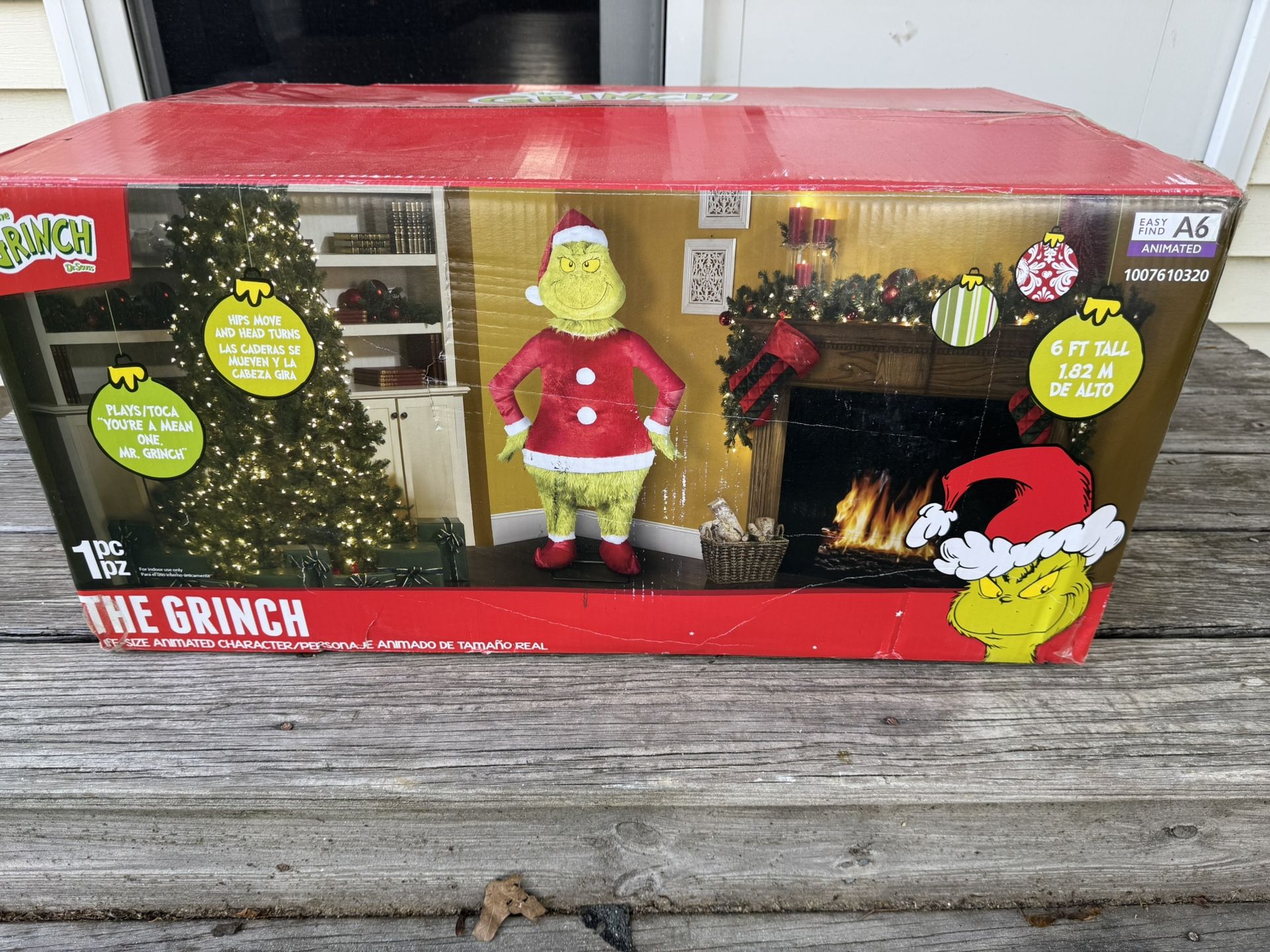 dr Seuss 4 Ft Animated Grinch Christmas Animatronic SOLD OUT