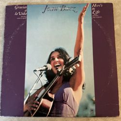 Joan Baez “Gracias a la Vida” (Here’s To Life) 1974, Mono, All Songs Sung  in Spanish LP