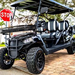 2023 Aluma 6 Passenger - Lifted Limo Golf Cart