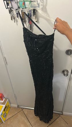 Black formal sequin  dress hoco/prom