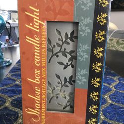 Pewter Shadow Box Candlelight 