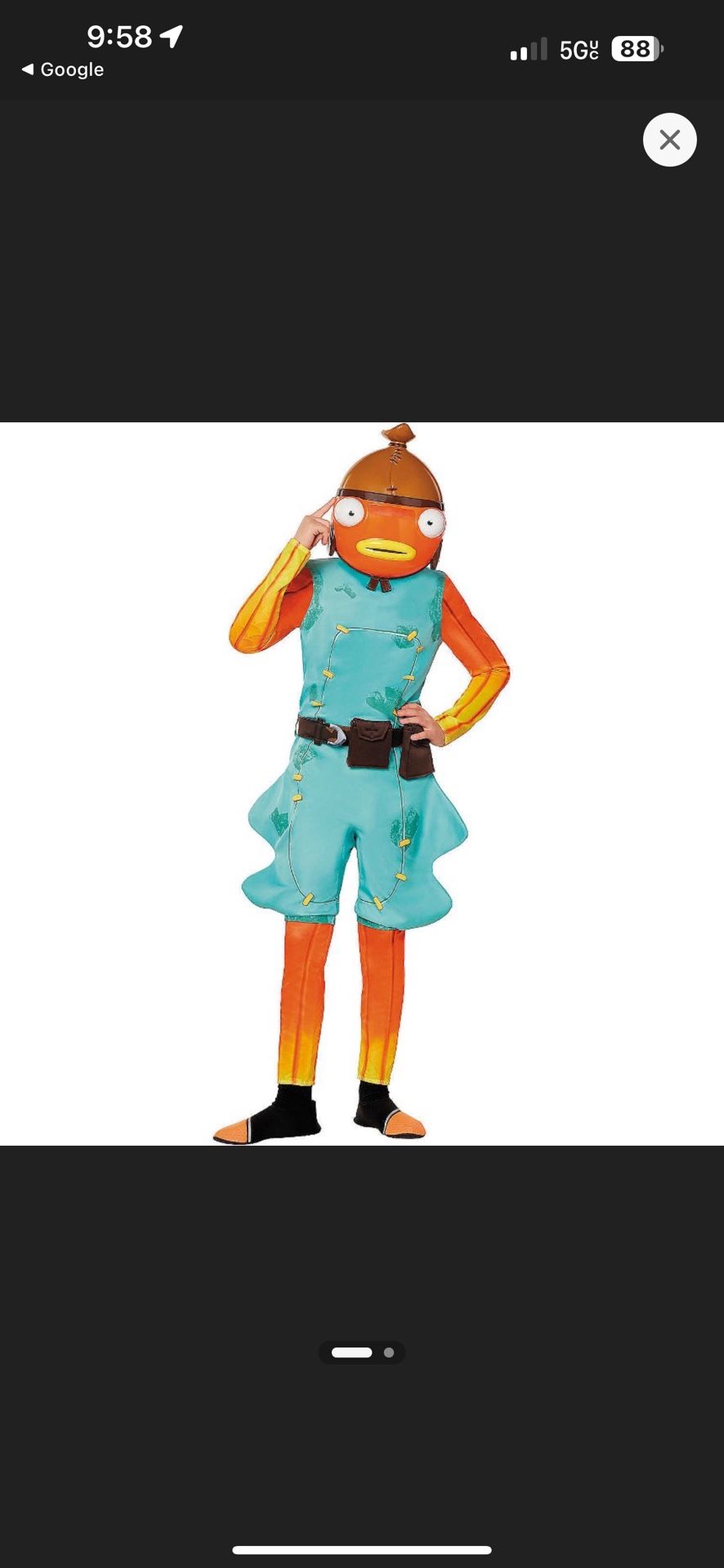 Fortnite Fish Halloween Mask