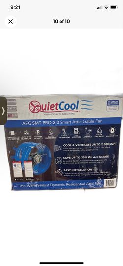 QuietCool AFG SMT PRO-2.0 Smart Attic Gable Fan